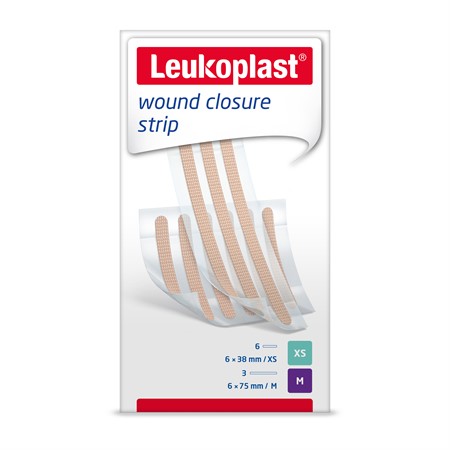 Leukoplast wound closure strips 6x75 mm